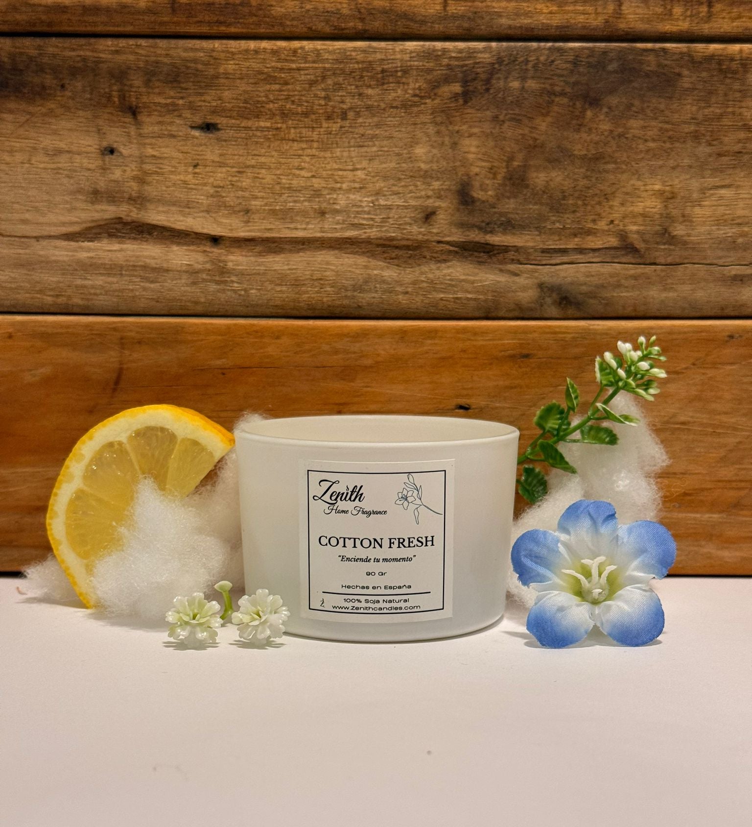 Vela pequeña cotton fresh